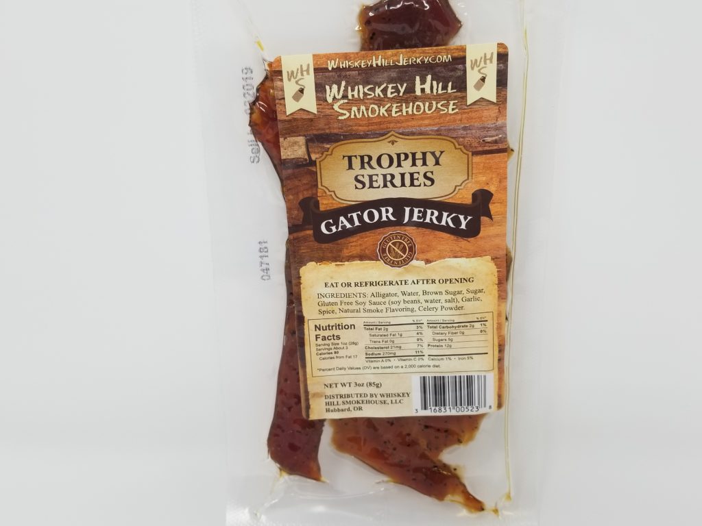 Alligator Jerky Trophy Series 3oz GOURMET BEEF JERKY