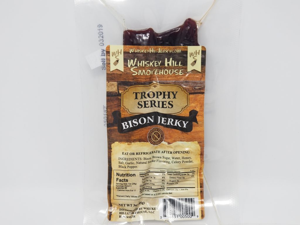 Bison Jerky Trophy Series 3oz GOURMET BEEF JERKY