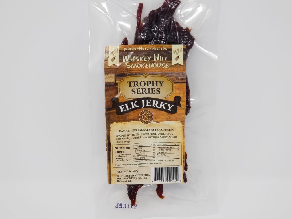 Elk Jerky Trophy Series Original 3.0 oz GOURMET BEEF JERKY